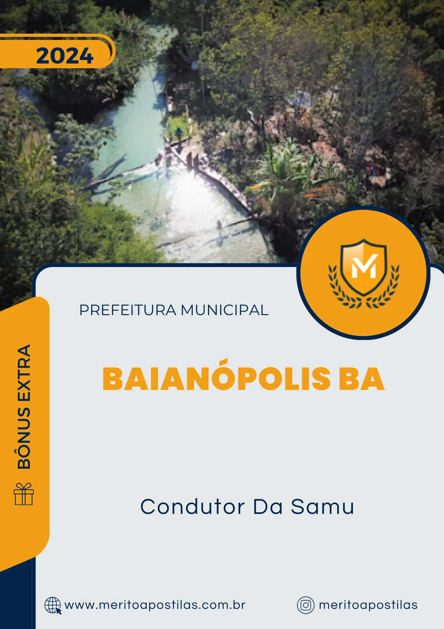 Apostila Condutor Da Samu Prefeitura de Baianópolis BA 2024
