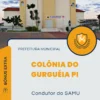 Apostila Condutor do SAMU Prefeitura de Colônia do Gurguéia PI 2024