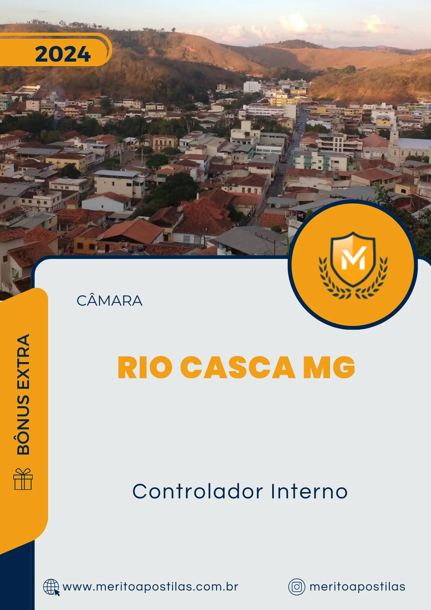 Apostila Controlador Interno Câmara de Rio Casca MG 2024