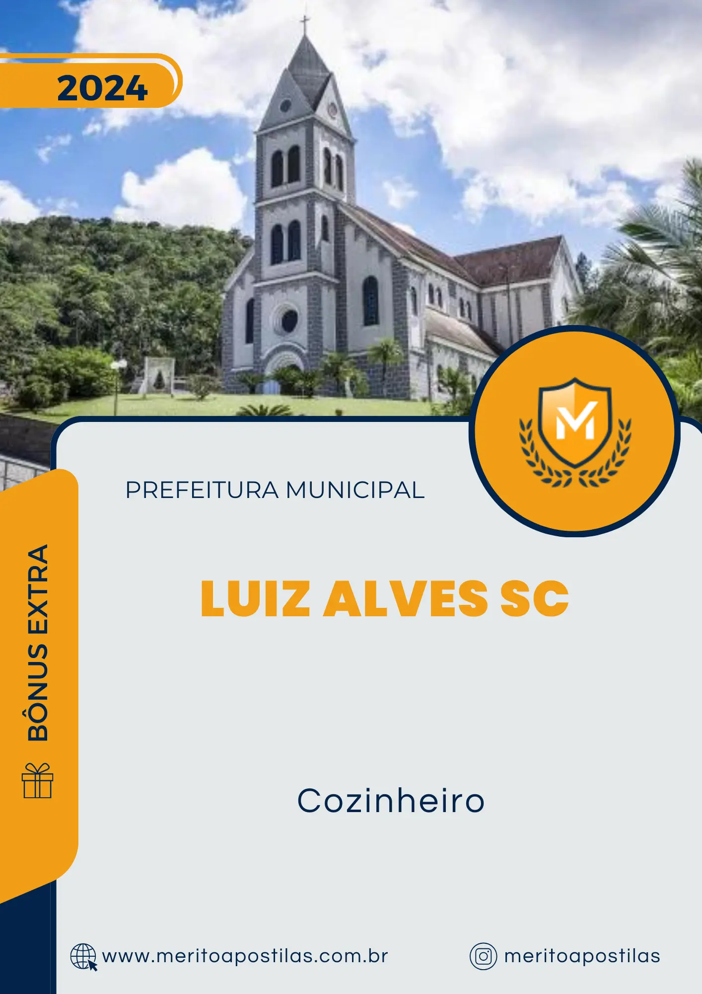 Apostila Cozinheiro Prefeitura de Luiz Alves SC 2024