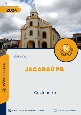 Apostila Cozinheiro Câmara de Jacaraú PB 2024