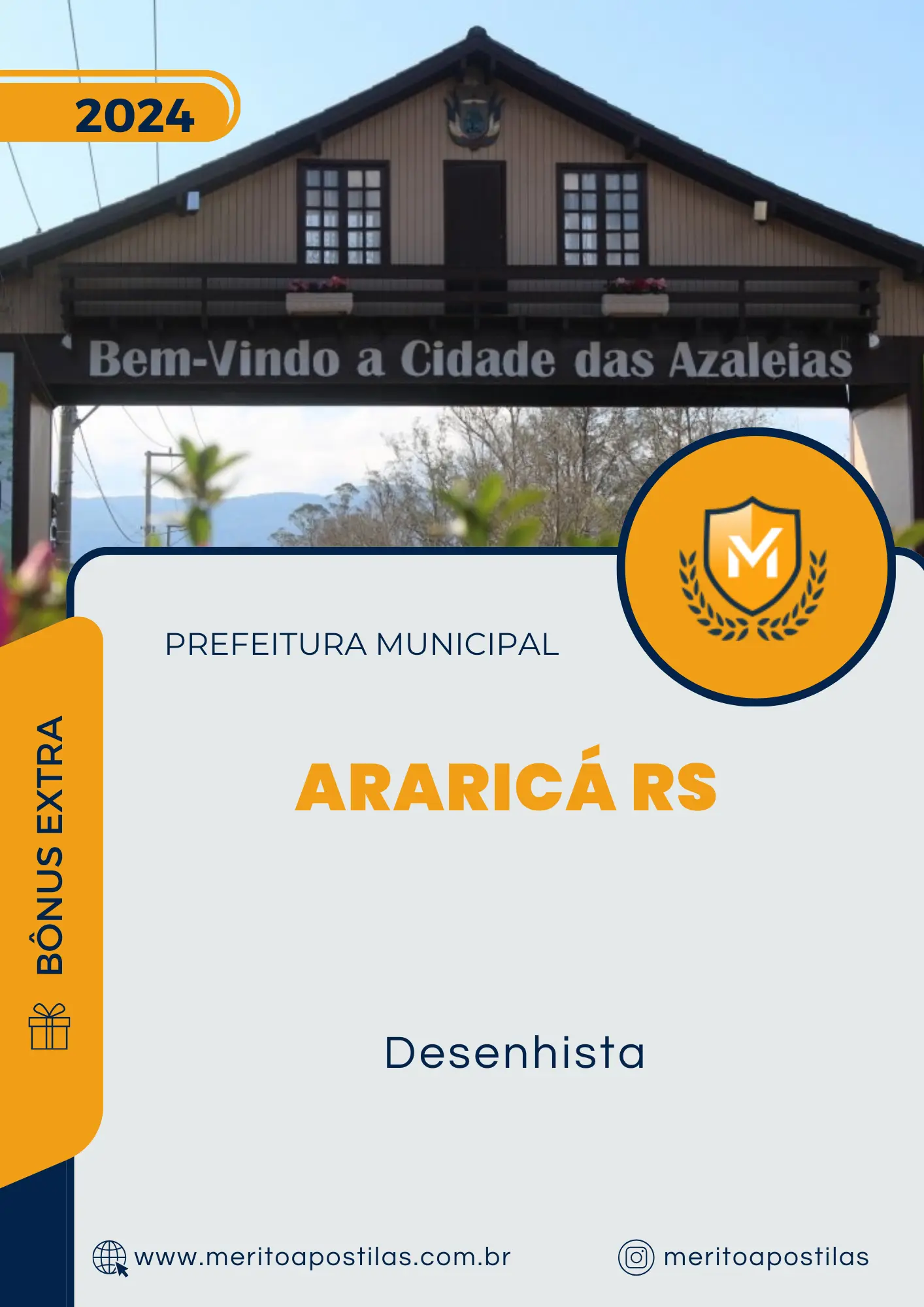Apostila Desenhista Prefeitura de Araricá RS 2024
