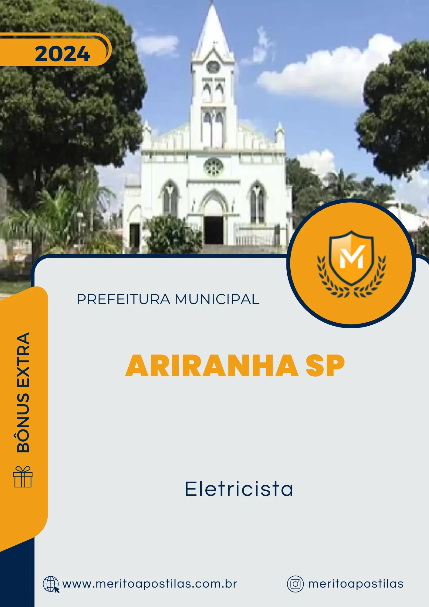 Apostila Eletricista Prefeitura de Ariranha SP 2024
