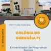 Apostila Entrevistador de Programas Sociais Prefeitura de Colônia do Gurguéia PI 2024