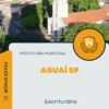 Apostila Escriturário Prefeitura de Aguaí SP 2024