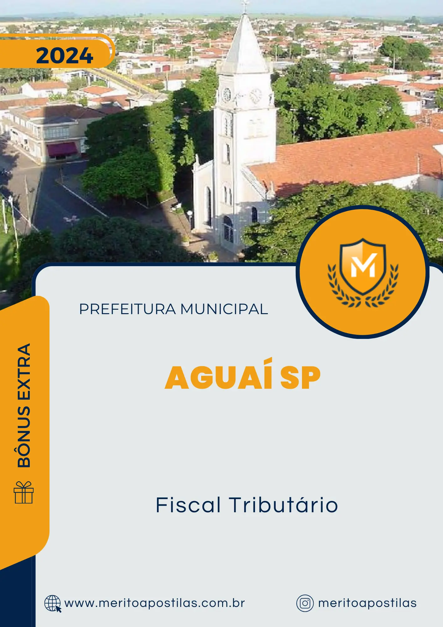 Apostila Fiscal Tributário Prefeitura de Aguaí SP 2024