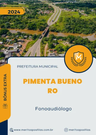 Apostila Fonoaudiólogo Prefeitura Pimenta Bueno RO 2024