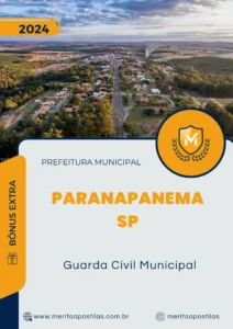 Apostila Guarda Civil Municipal Prefeitura de Paranapanema SP 2024
