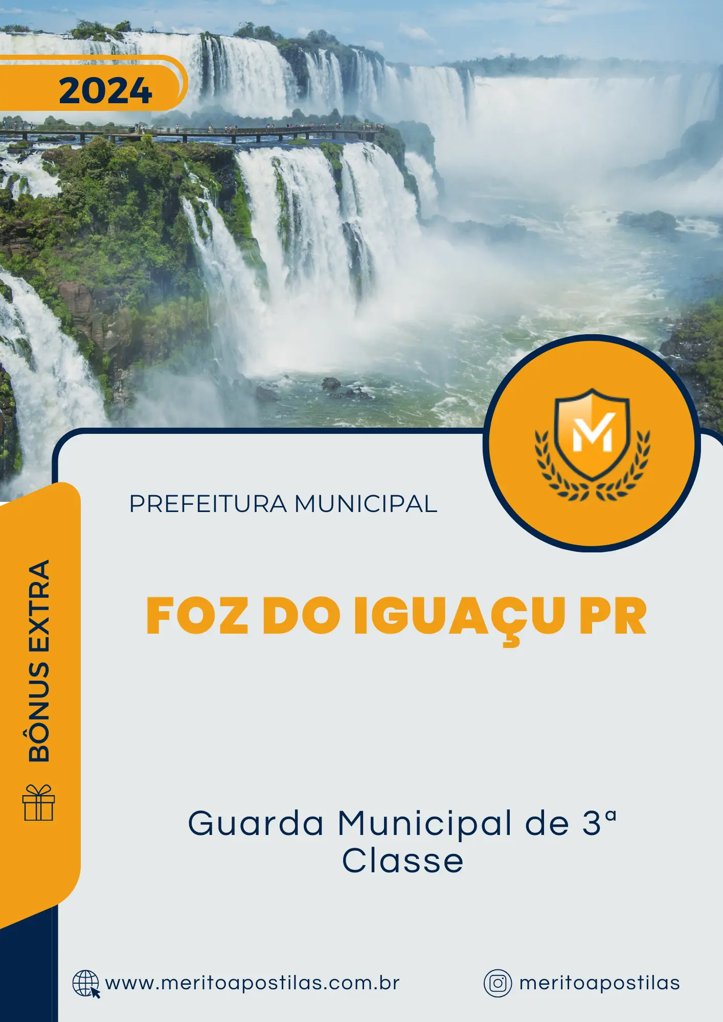 Apostila Guarda Municipal de 3ª Classe Prefeitura Foz do Iguaçu PR 2024