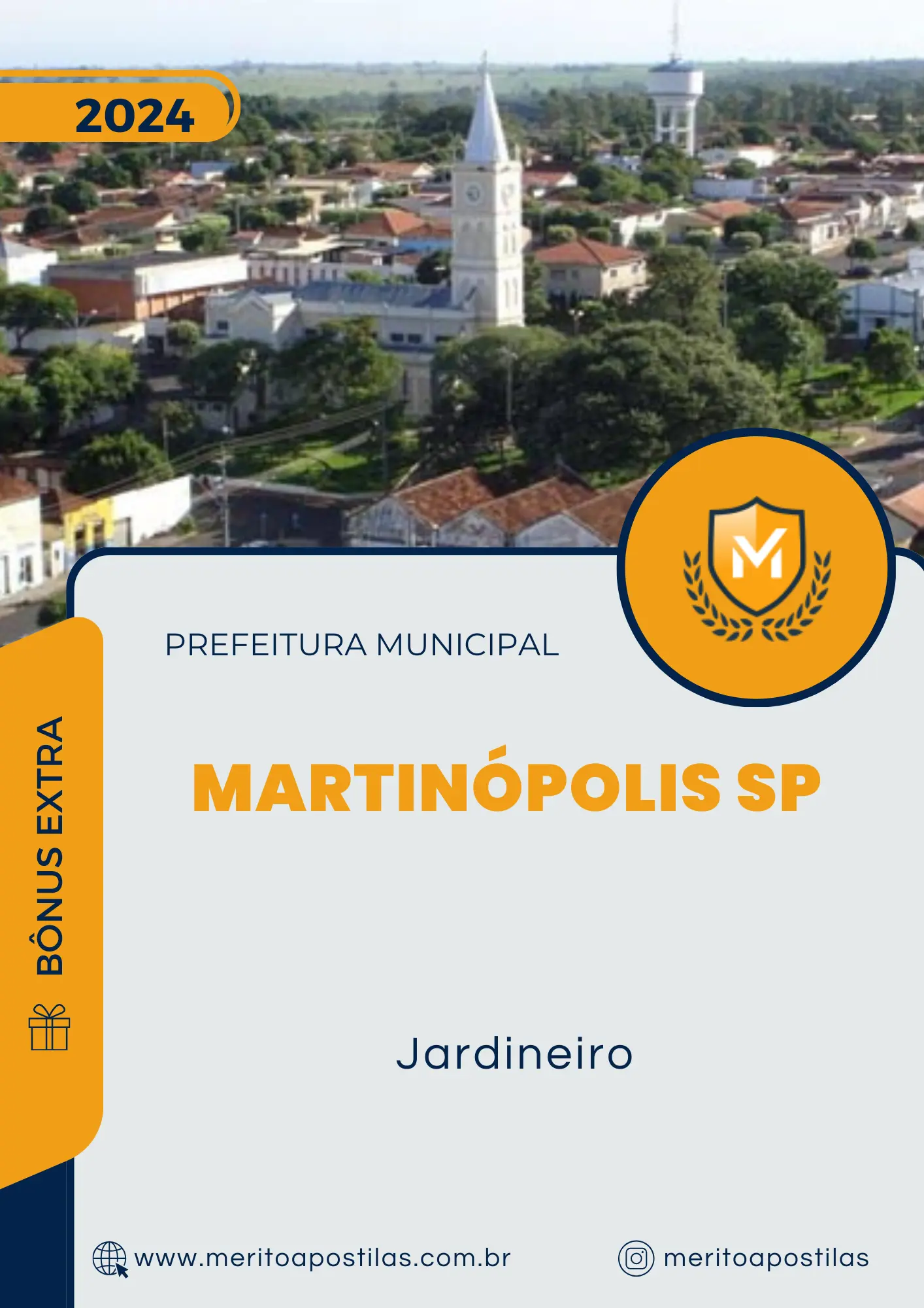 Apostila Jardineiro Prefeitura de Martinópolis SP 2024