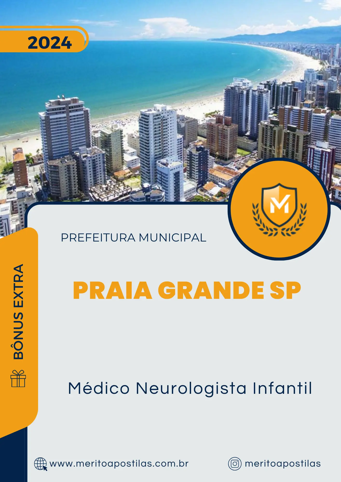 Apostila Médico Neurologista Infantil Prefeitura Praia Grande SP 2024