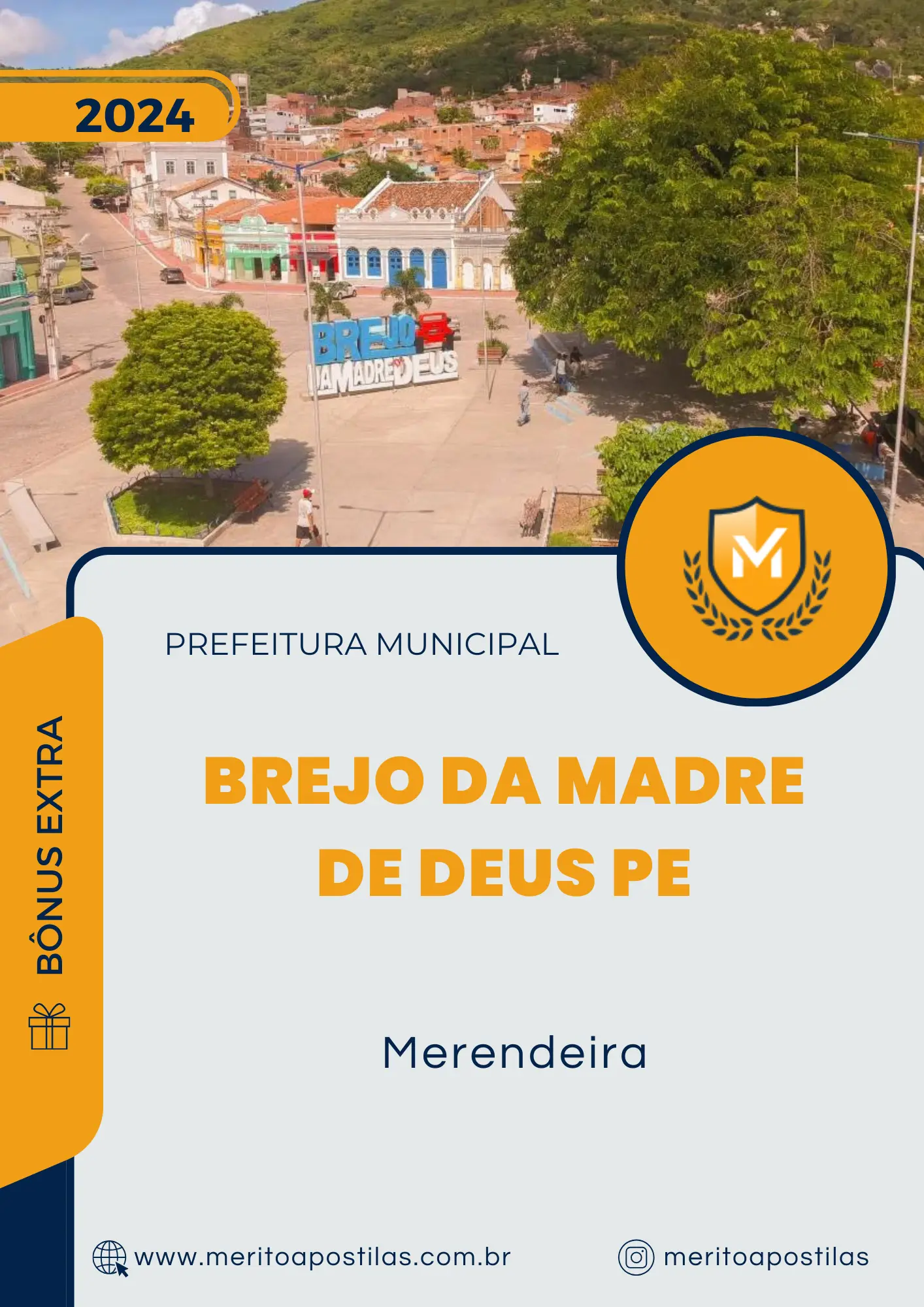 Apostila Merendeira Prefeitura Brejo da Madre de Deus PE 2024