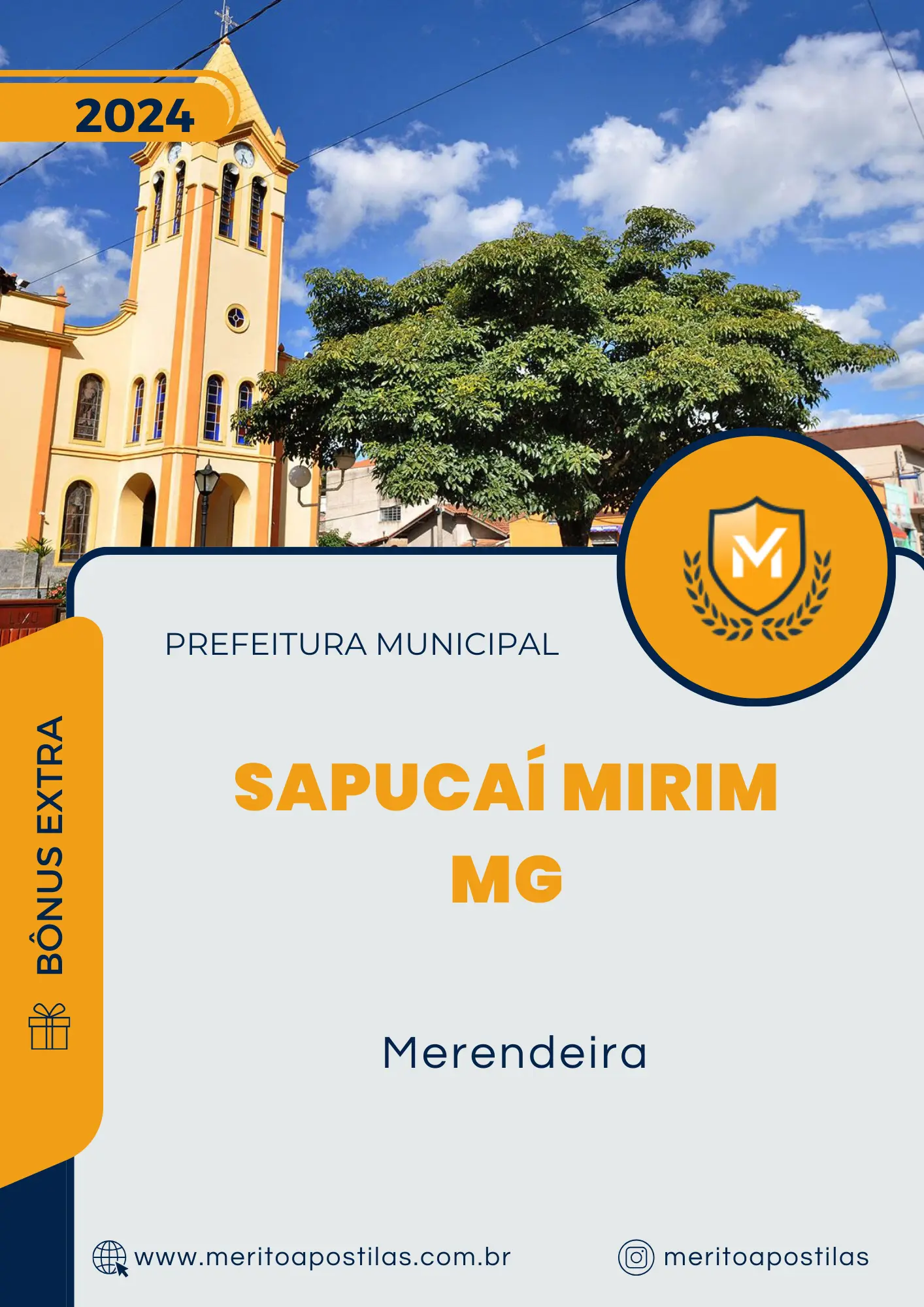 Apostila Merendeira Prefeitura Sapucaí Mirim MG 2024