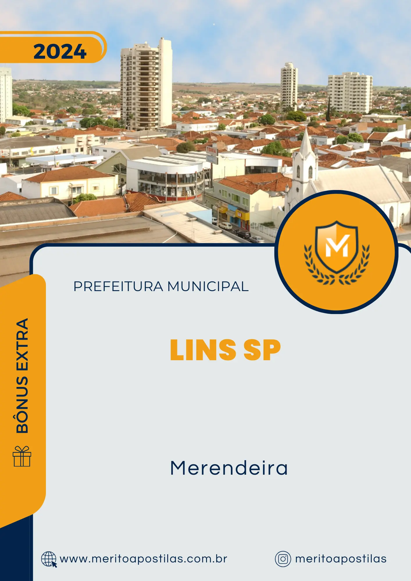 Apostila Merendeira Prefeitura de Lins SP 2024