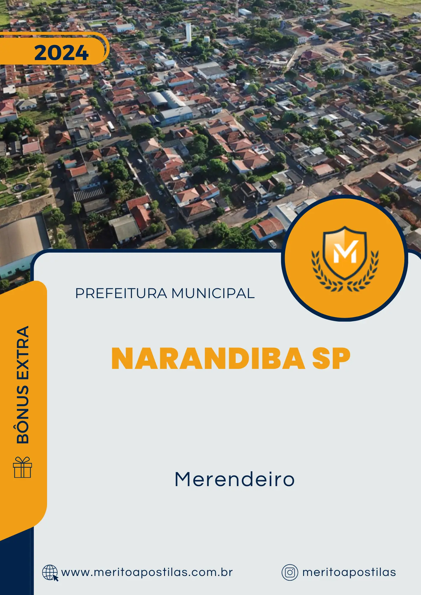 Apostila Merendeiro Prefeitura de Narandiba SP 2024