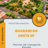 Apostila Monitor De Transporte Escolar Prefeitura de Guarani do Oeste SP 2024