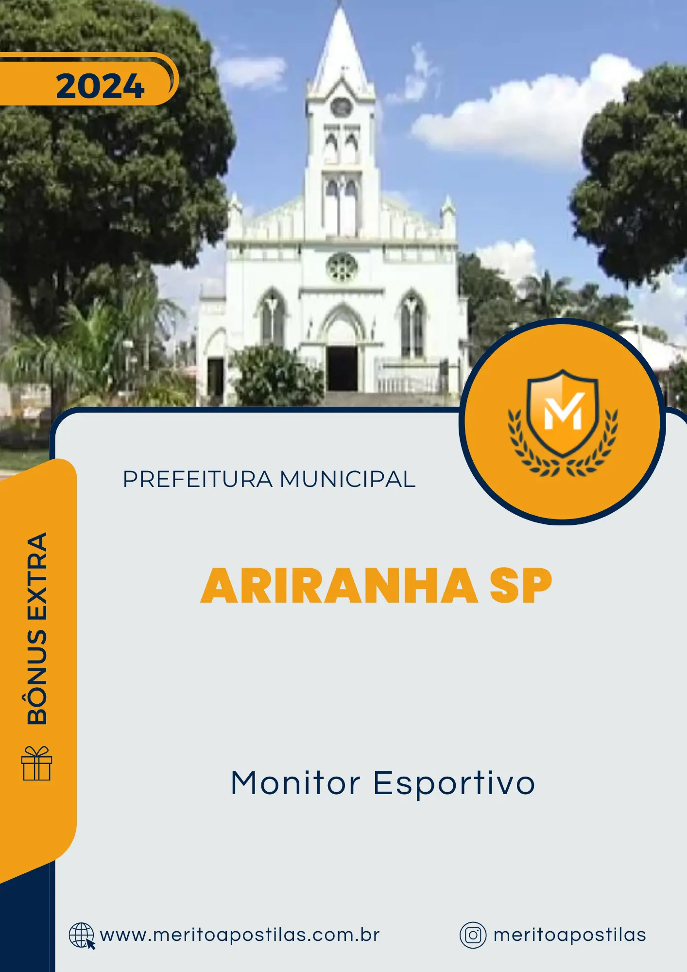 Apostila Monitor Esportivo Prefeitura de Ariranha SP 2024
