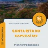 Apostila Monitor Pedagógico Prefeitura de Santa Rita do Sapucaí MG 2024