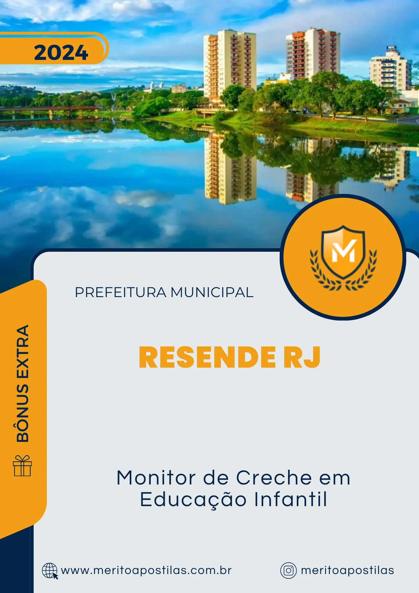 Apostila Monitor de Creche em Educação Infantil Prefeitura de Resende RJ 2024