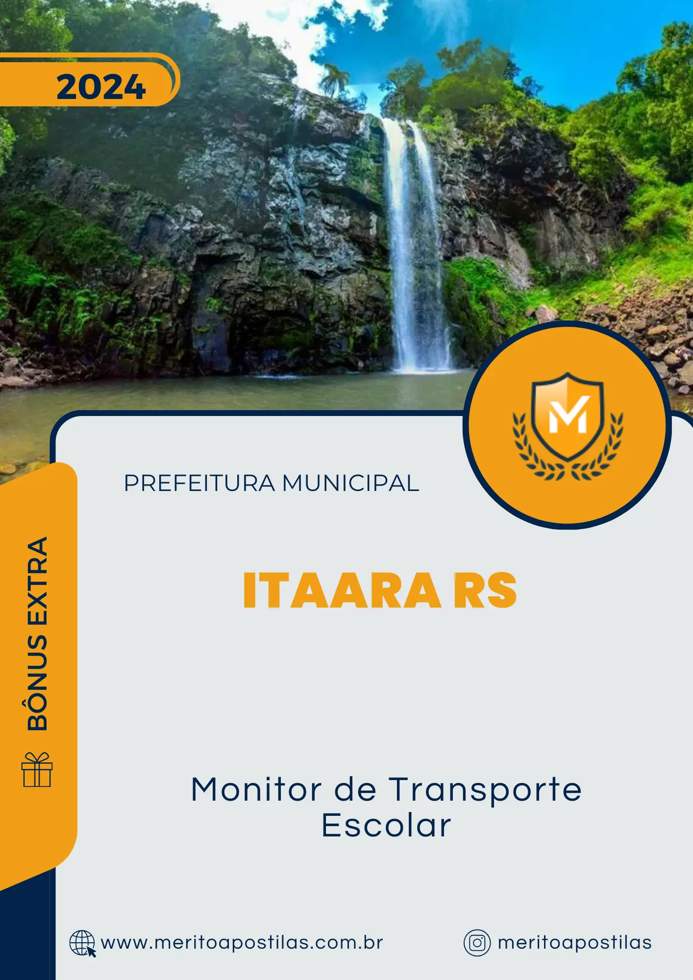 Apostila Monitor de Transporte Escolar Prefeitura de Itaara RS 2024