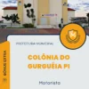 Apostila Motorista Prefeitura de Colônia do Gurguéia PI 2024