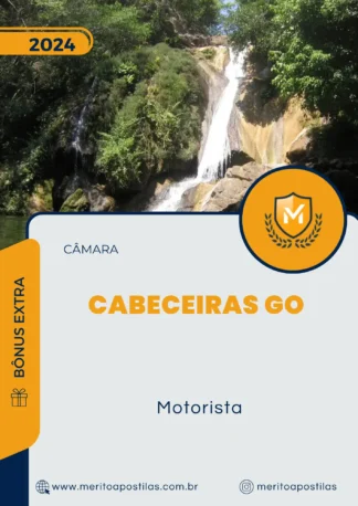 Apostila Motorista Câmara Cabeceiras GO 2024