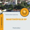 Apostila Motorista I Prefeitura de Martinópolis SP 2024