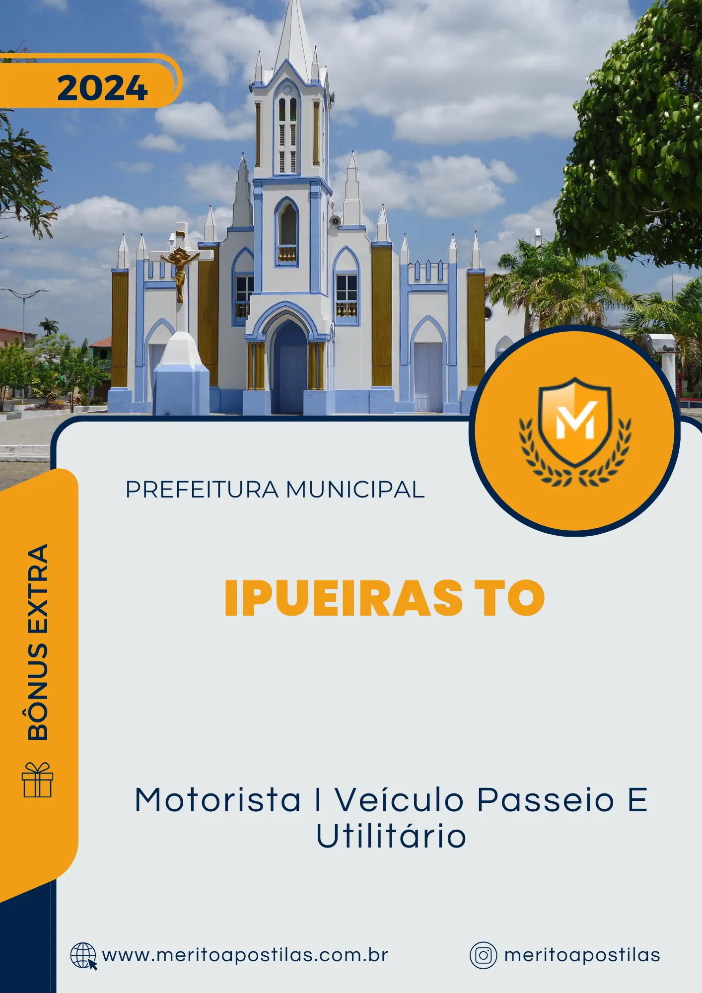 Apostila Motorista I Veículo Passeio E Utilitário Prefeitura Ipueiras TO 2024