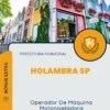 Apostila Operador De Máquina Motoniveladora Prefeitura de Holambra SP 2024
