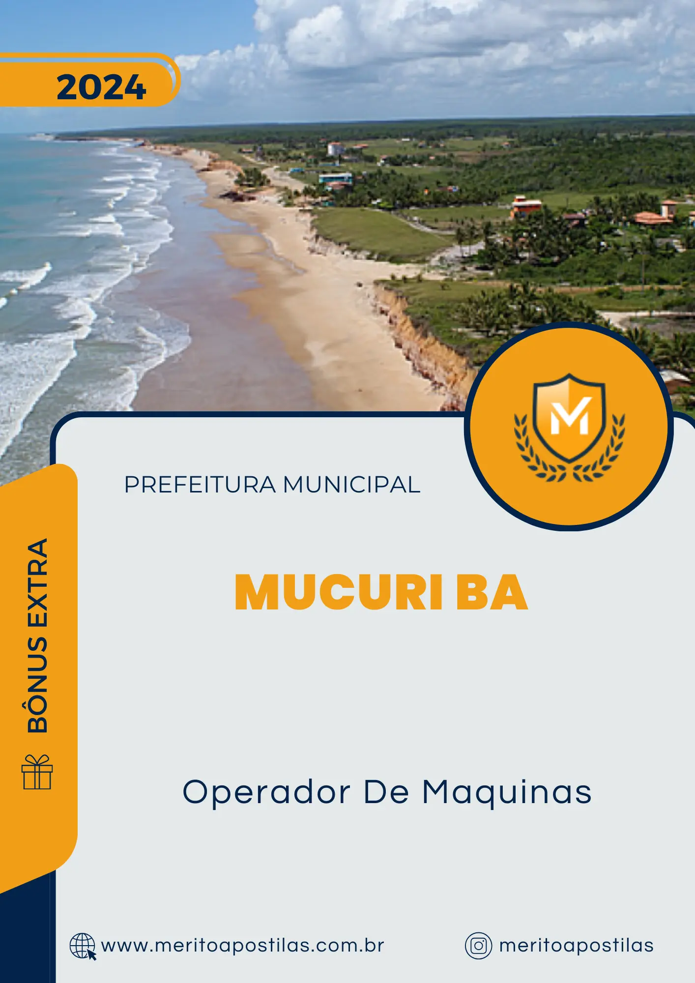 Apostila Operador De Maquinas Prefeitura de Mucuri BA 2024