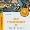 Apostila Operador Hidráulico SAEP de Pirassununga SP 2024