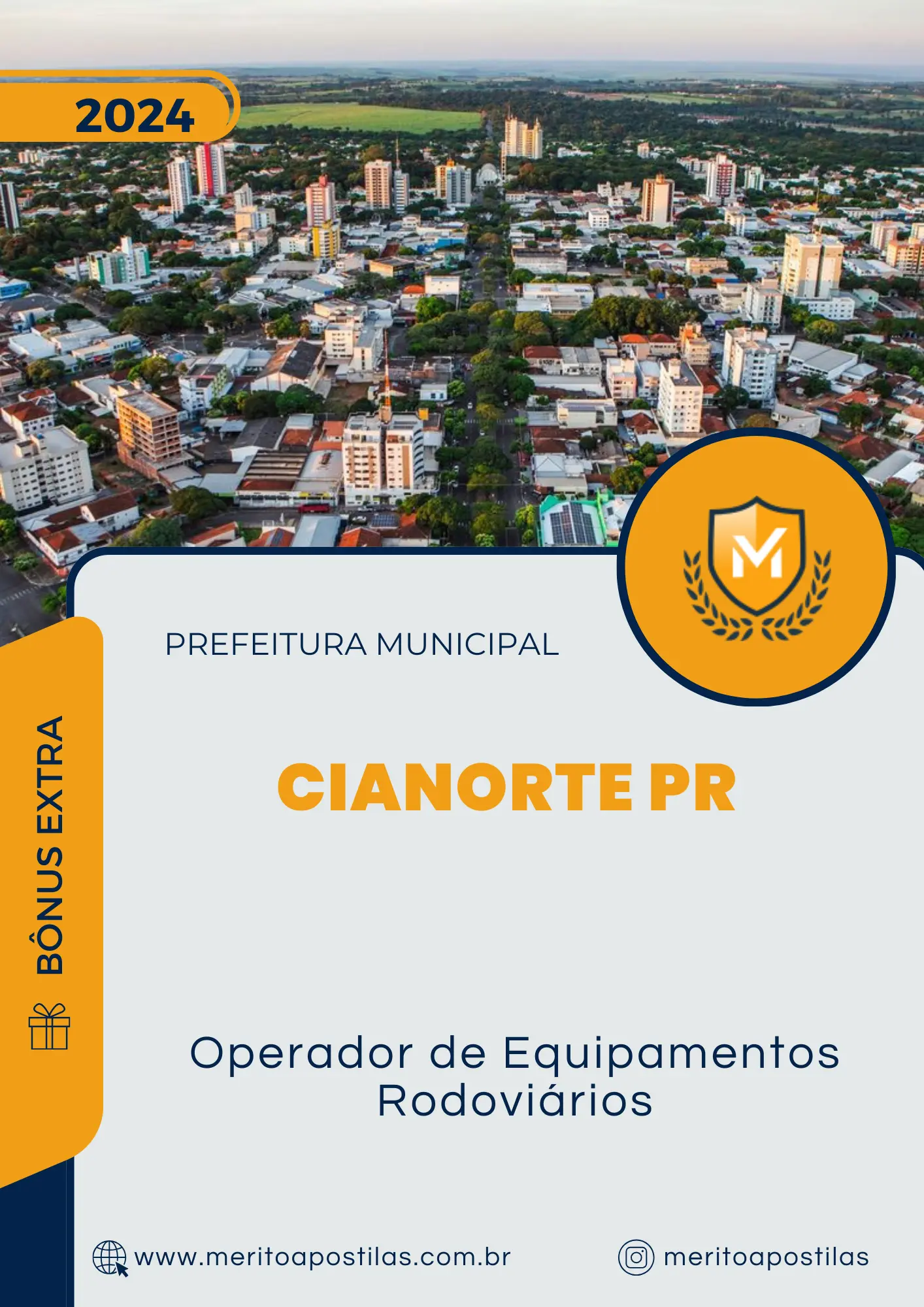 Apostila Operador de Equipamentos Rodoviários Prefeitura Cianorte PR 2024