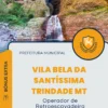 Apostila Operador de Retroescavadeira Prefeitura Vila Bela da Santíssima Trindade MT 2024