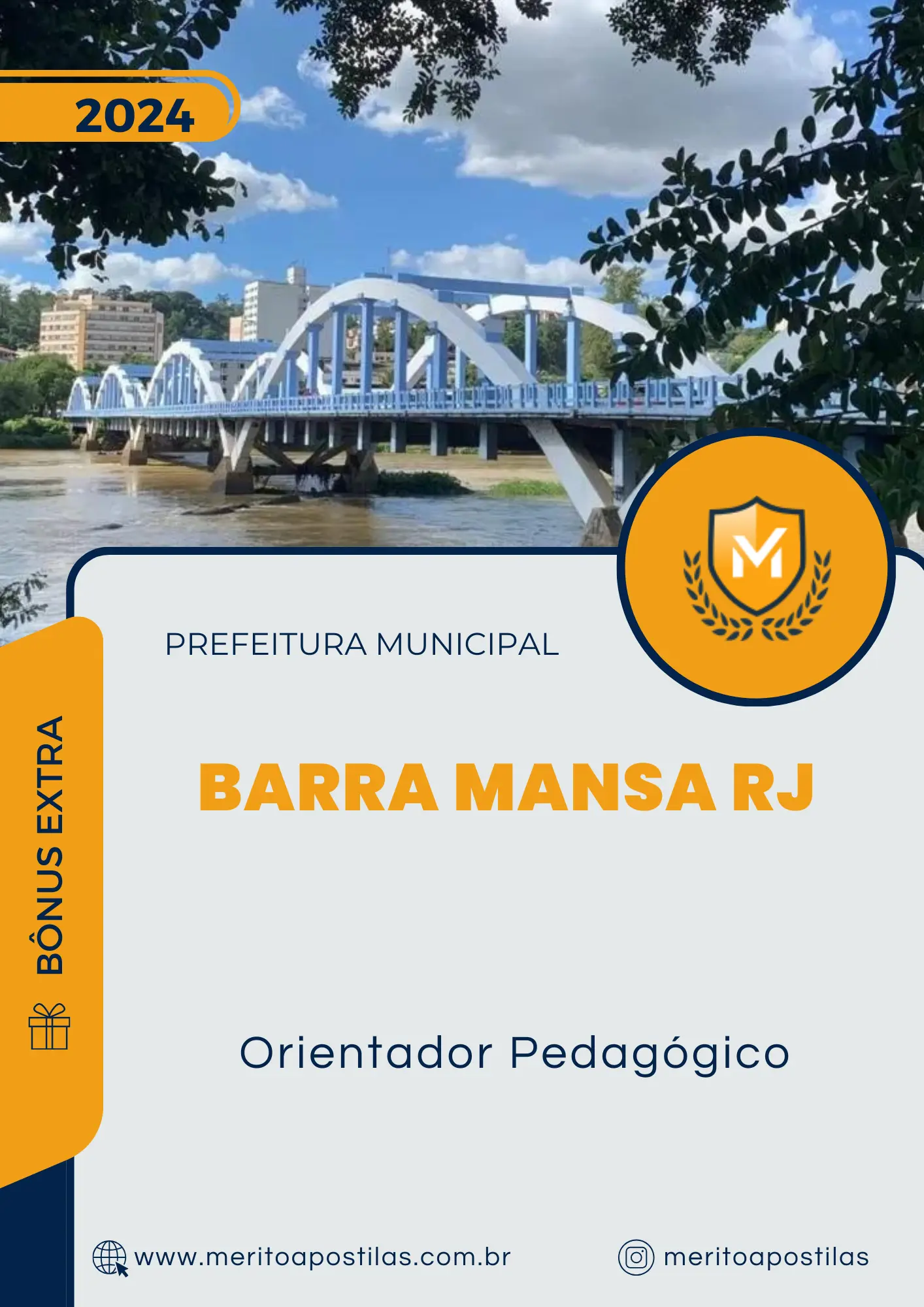 Apostila Orientador Pedagógico Prefeitura de Barra Mansa RJ 2024