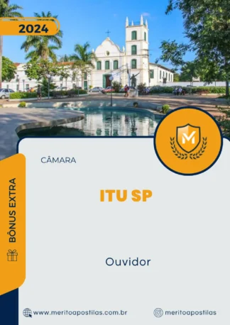 Apostila Ouvidor Câmara de Itu SP 2024