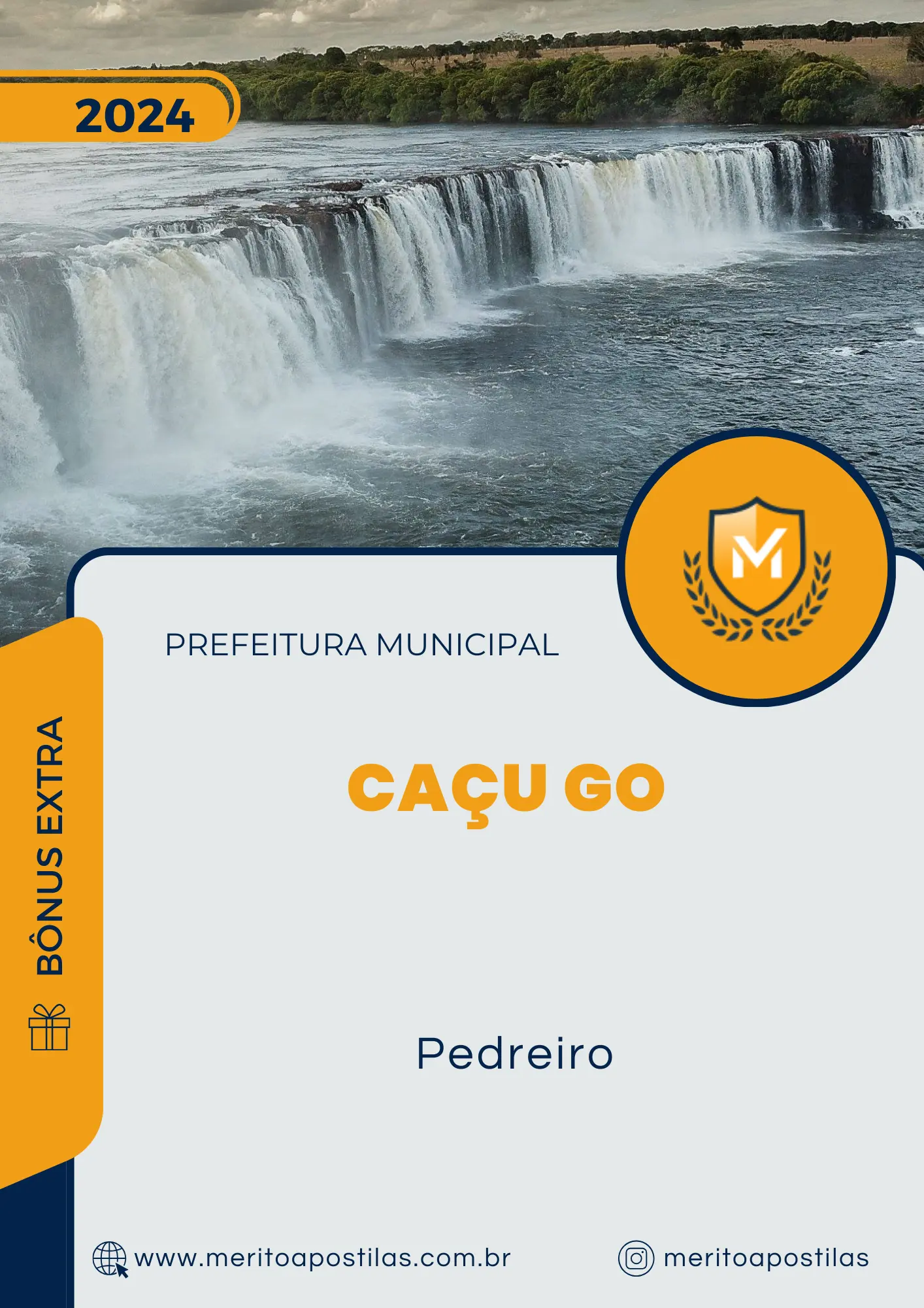 Apostila Pedreiro Prefeitura Caçu GO 2024