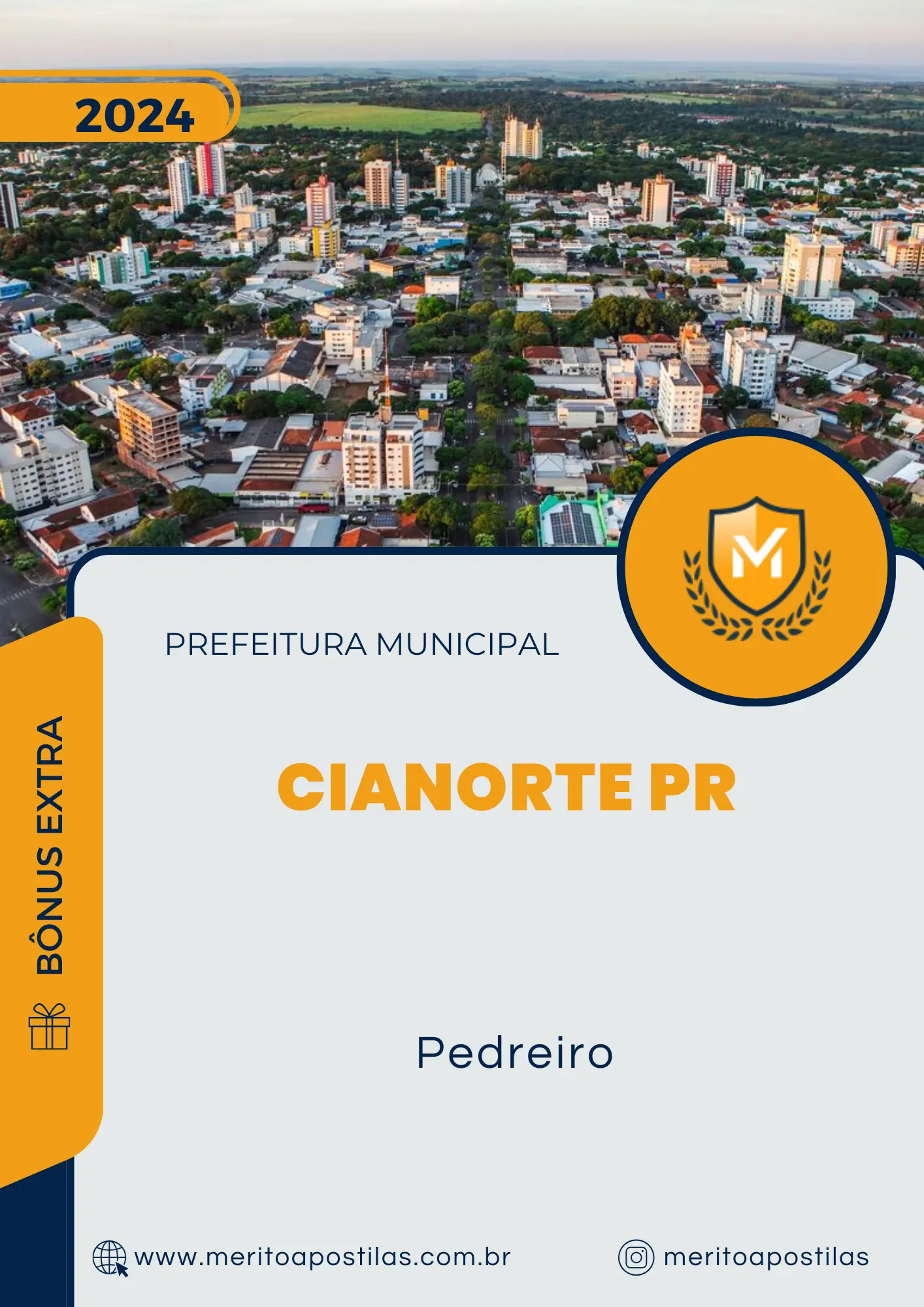 Apostila Pedreiro Prefeitura Cianorte PR 2024
