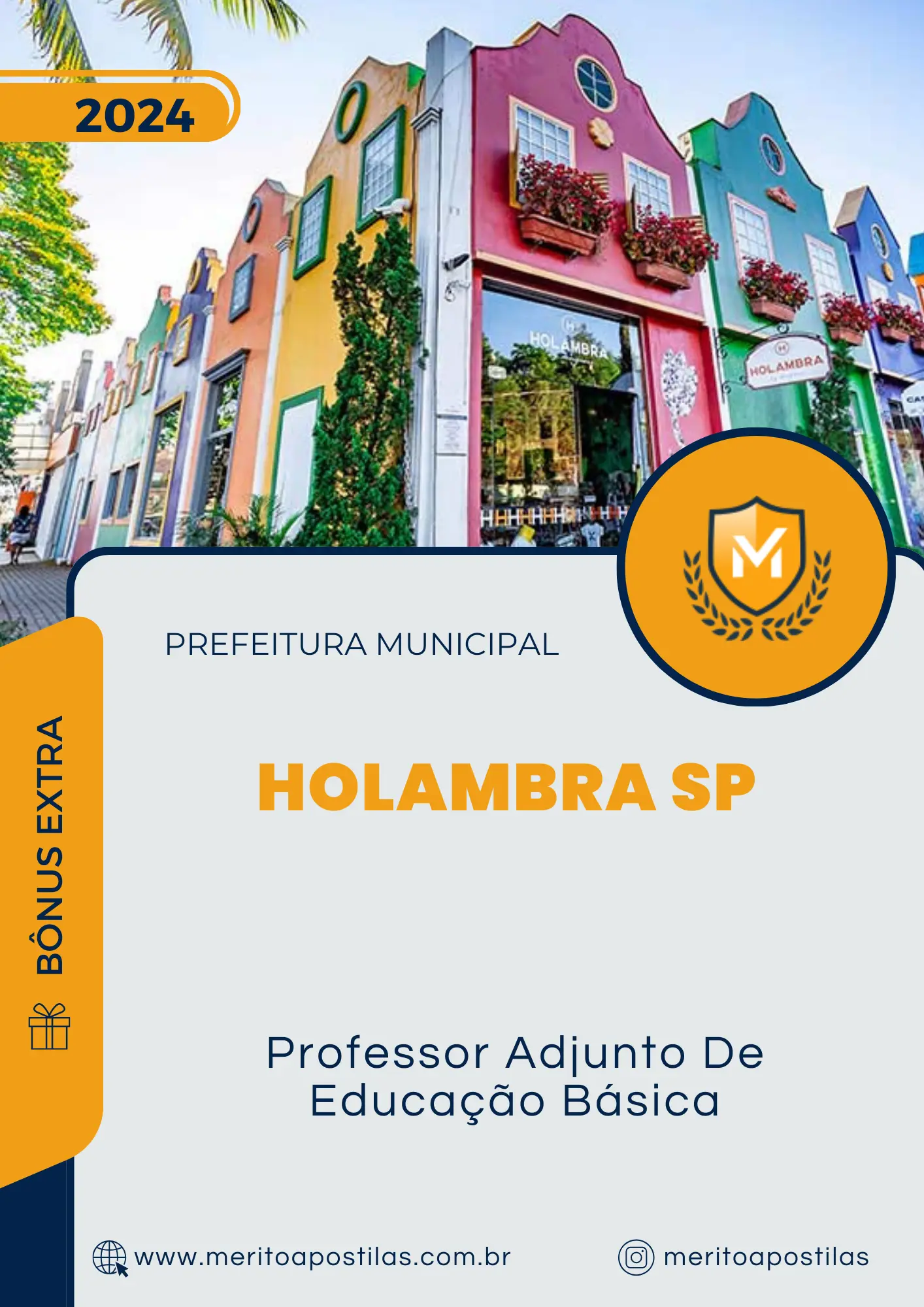 Apostila Professor Adjunto De Educação Básica Prefeitura de Holambra SP 2024