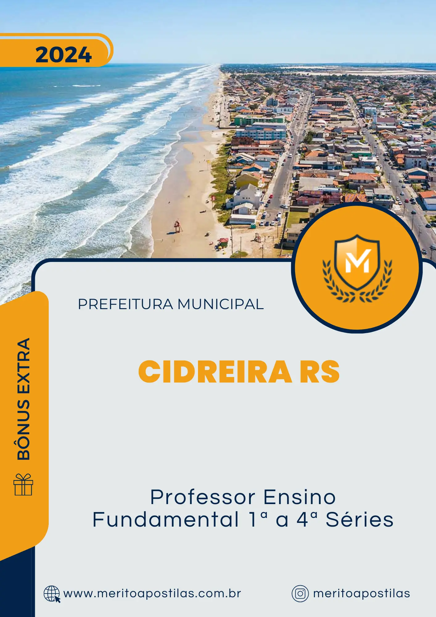 Apostila Professor Ensino Fundamental 1ª a 4ª Séries Prefeitura de Cidreira RS 2024