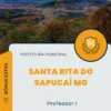 Apostila Professor I Prefeitura de Santa Rita do Sapucaí MG