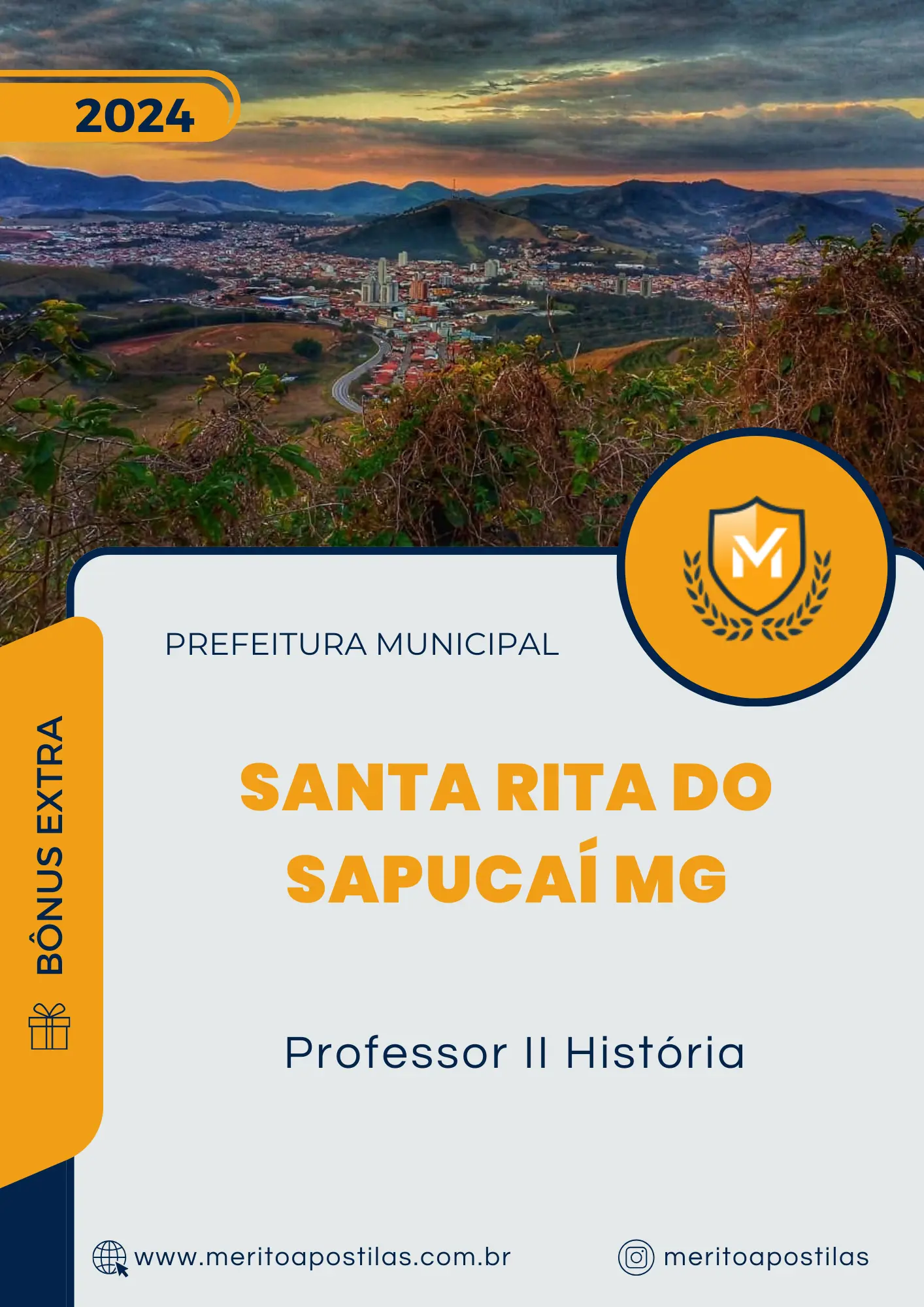 Apostila Professor II História Prefeitura de Santa Rita do Sapucaí MG 2024