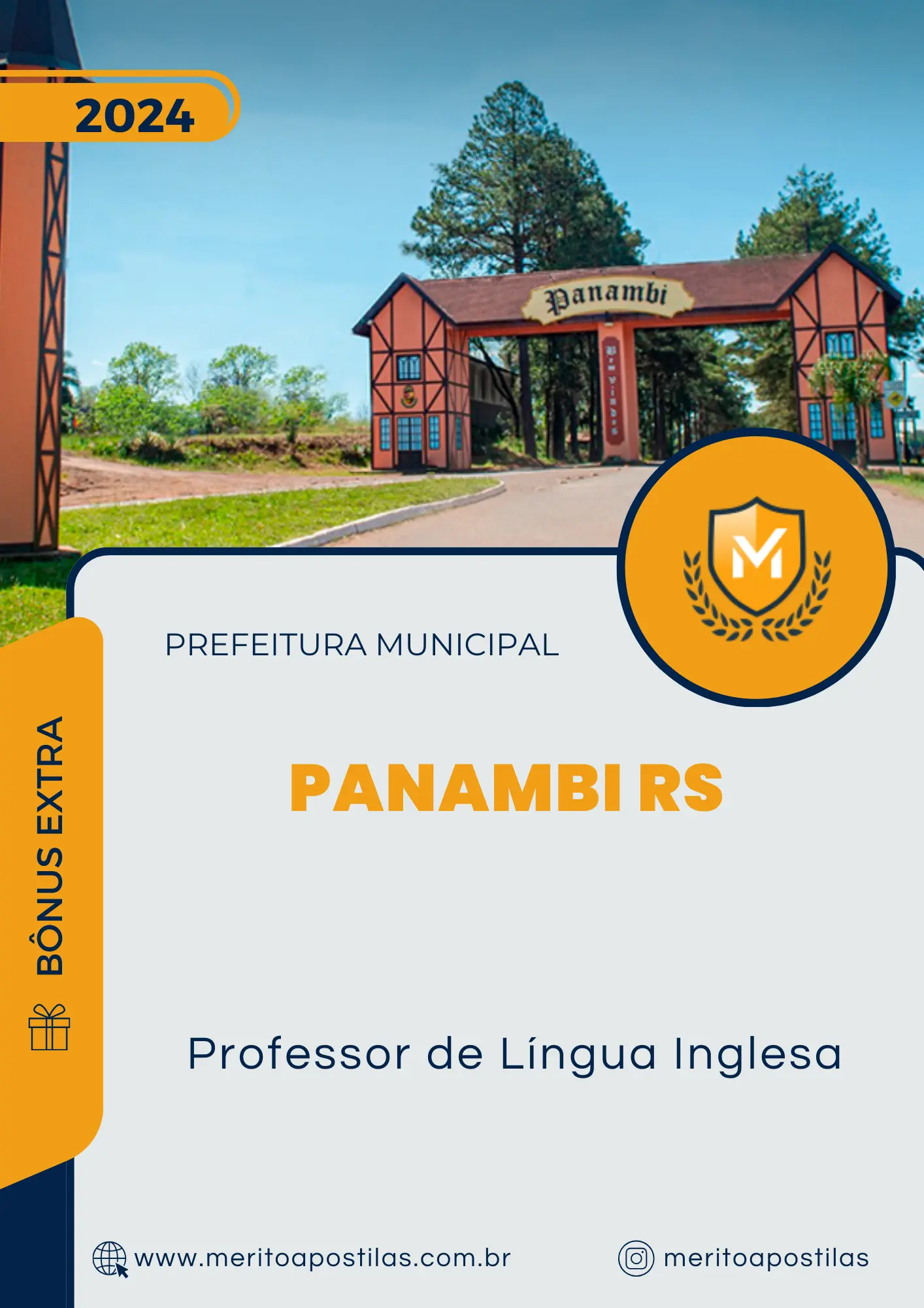 Apostila Professor de Língua Inglesa Prefeitura de Panambi RS 2024
