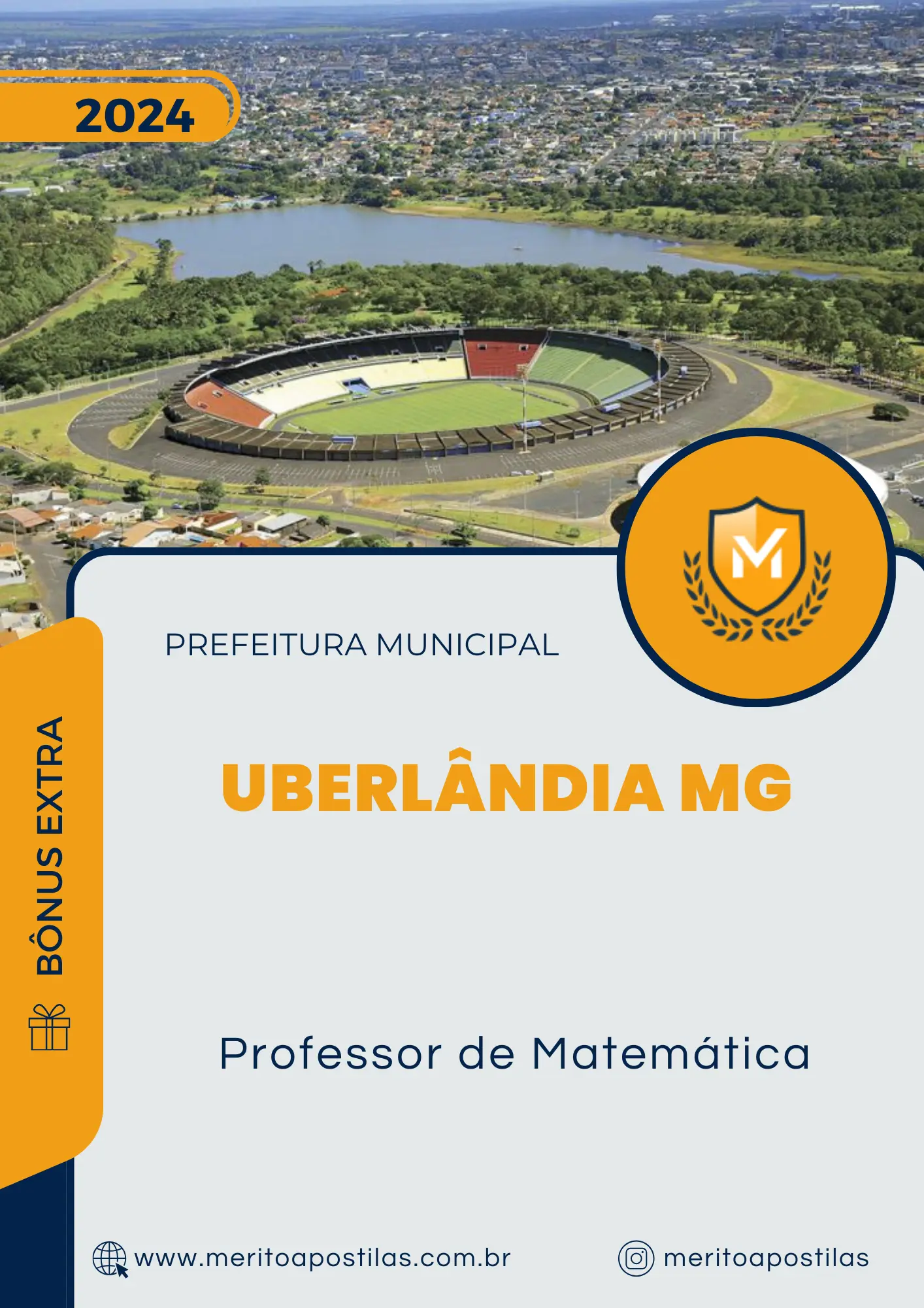 Apostila Professor de Matemática Prefeitura de Uberlândia MG 2024