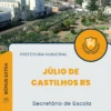 Apostila Secretário de Escola Prefeitura de Júlio de Castilhos RS 2024