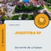 Apostila Servente de Limpeza Concurso Juquitiba SP 2024