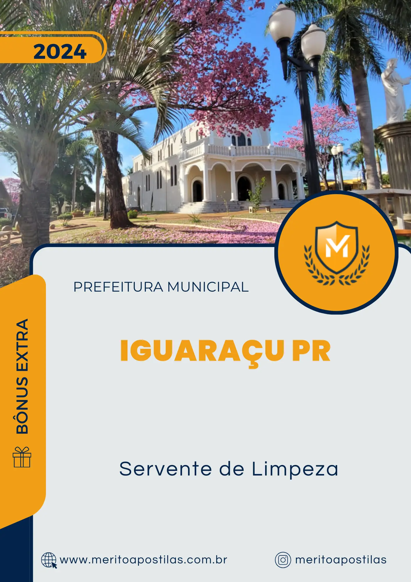Apostila Servente de Limpeza Prefeitura de Iguaraçu PR 2024