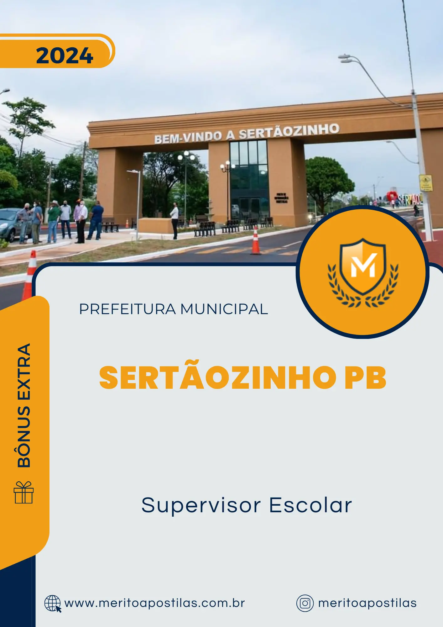 Apostila Supervisor Escolar Prefeitura de Sertãozinho PB 2024