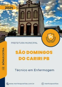 Apostila Técnico em Enfermagem Prefeitura São Domingos do Cariri PB 2024