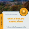 Apostila Telefonista Recepcionista Prefeitura de Santa Rita do Sapucaí MG 2024