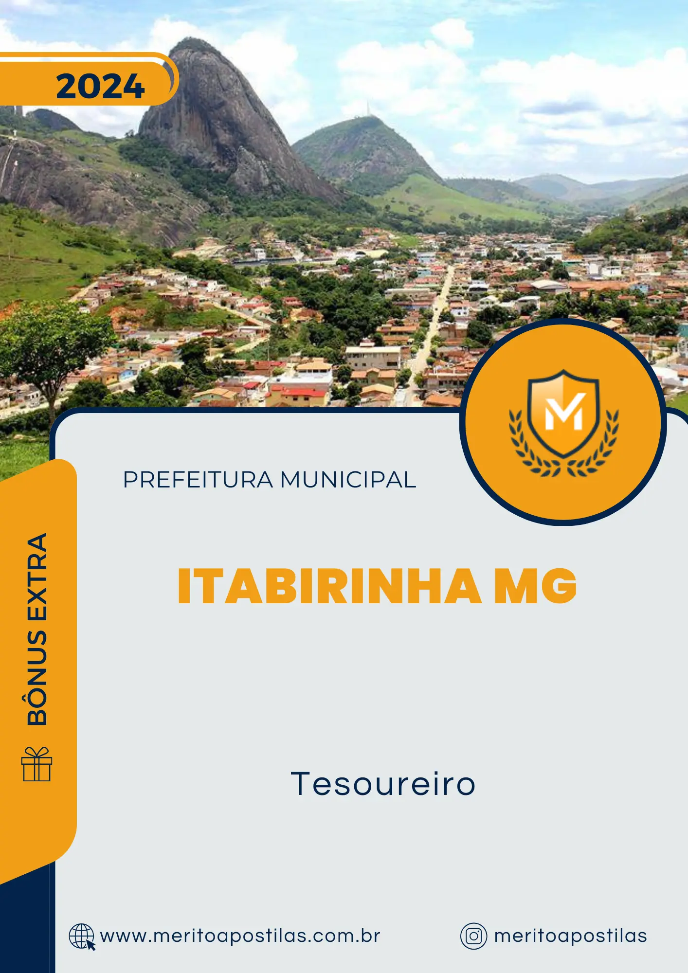 Apostila Tesoureiro Prefeitura de Itabirinha MG 2024
